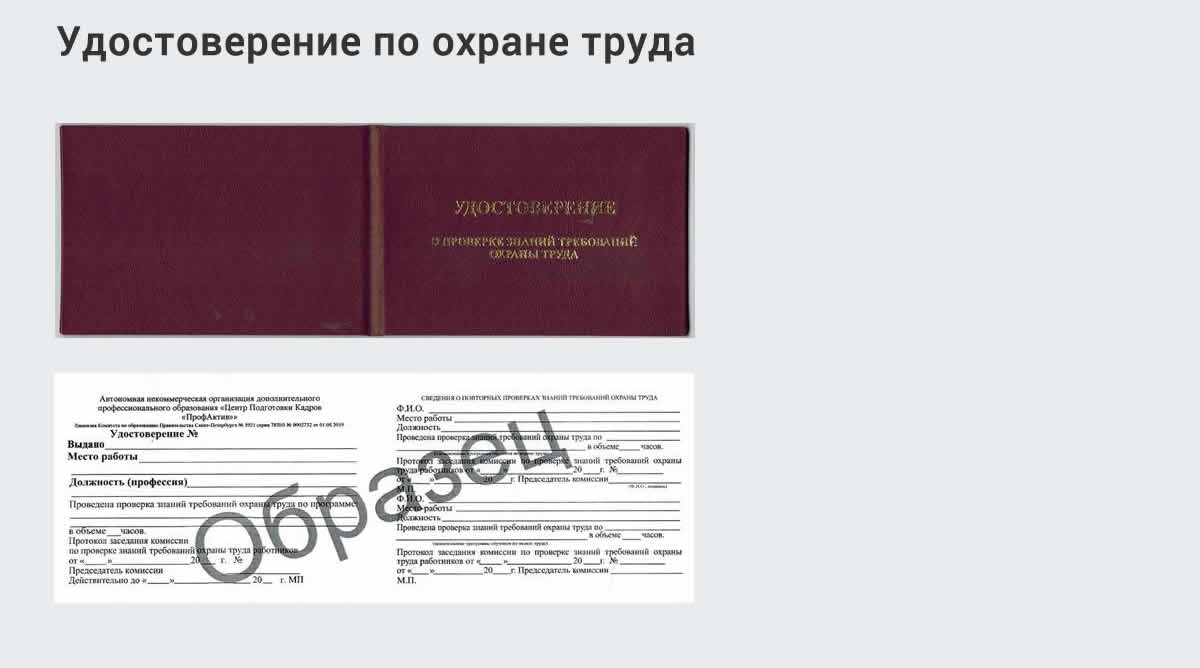  Дистанционное повышение квалификации по охране труда и оценке условий труда СОУТ в Вязьме